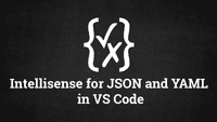 Intellisense for JSON and YAML in VS Code