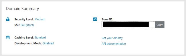 Click "Get your API key"